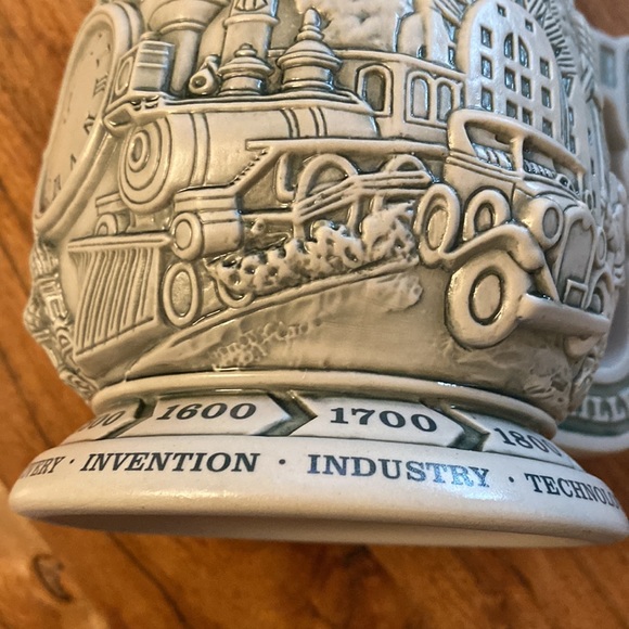 Vintage MILLENNIUM embossed stein mug - Picture 2 of 16